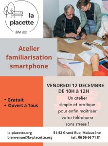 Atelier familiarisation de son smartphone